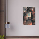 Abstract Vintage Red and Green Gradient by Paul Klee Wall art - Acrylic Print - 60x90 cm / 24x36″ - 