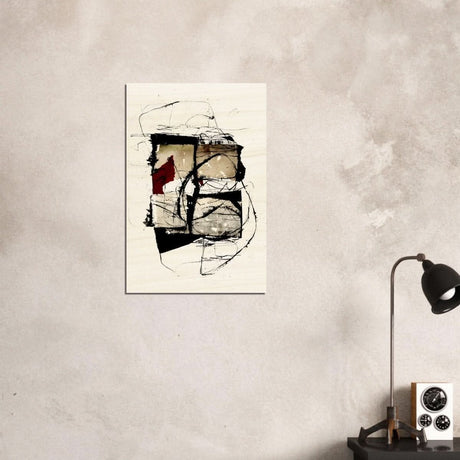Abstract Wall art by Kitty Sabatier - Wood Prints - 50x75 cm / 20x30″ - 20 mm