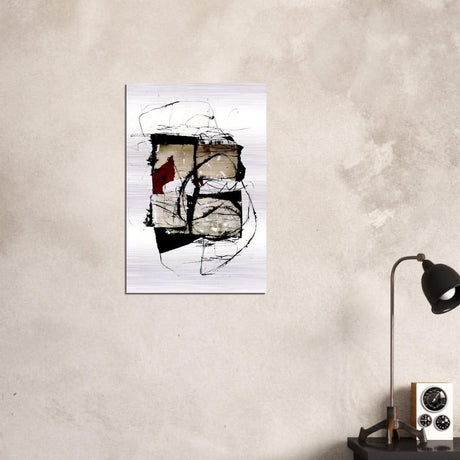 Abstract Wall art by Kitty Sabatier - Brushed Aluminum Print - 50x75 cm / 20x30″ - 