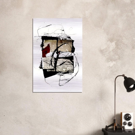 Abstract Wall art by Kitty Sabatier - Brushed Aluminum Print - 60x90 cm / 24x36″ - 