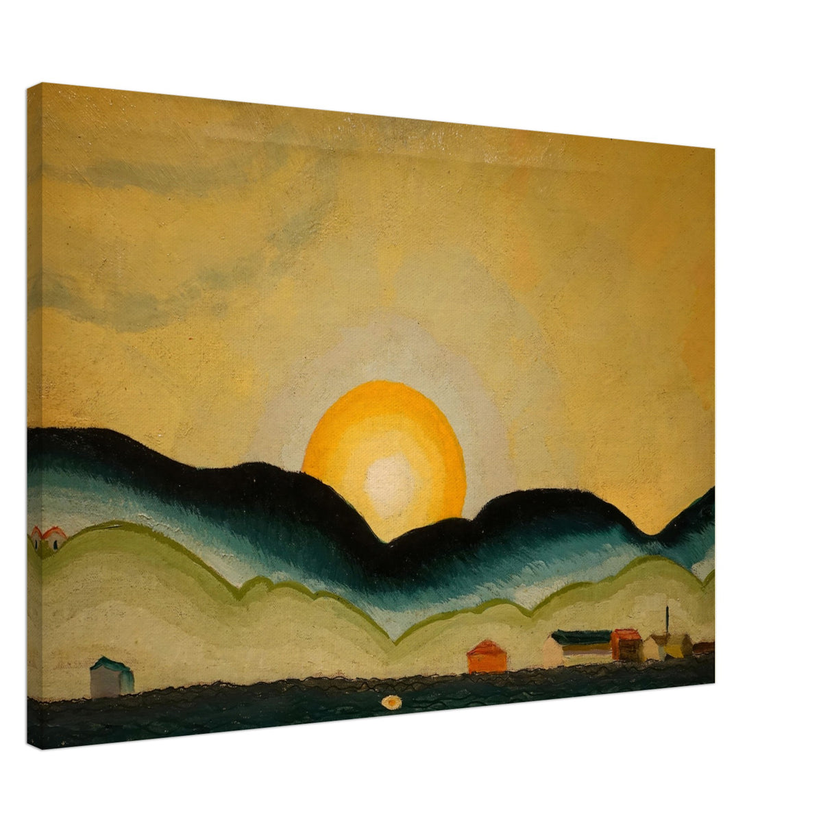 sunrise north harbor by arthur dove