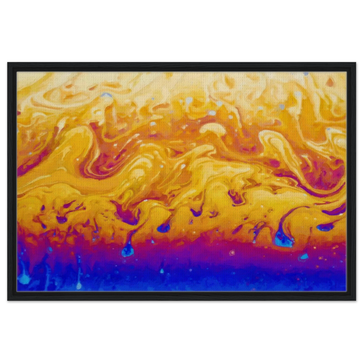 Lava Dreamscape â€“ Fluid Abstract Wall Art PrintBrushed Aluminum Print70x100 cm / 28x40â€³