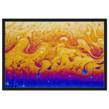 Lava Dreamscape â€“ Fluid Abstract Wall Art PrintBrushed Aluminum Print70x100 cm / 28x40â€³