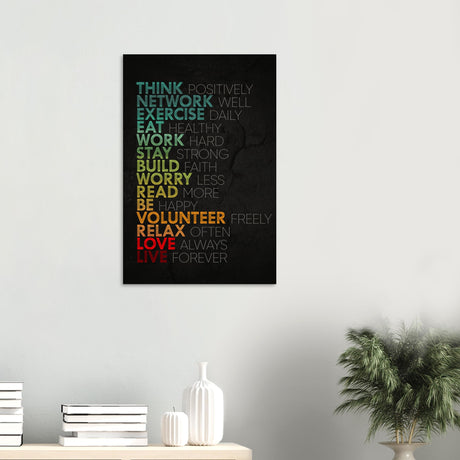 da vinci motivational wall art think