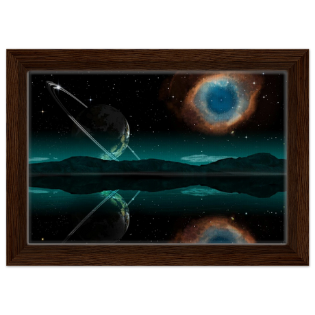 celestial reflections a portal beyond the stars wall art print40x60 cm / 16x24″Fine Art Poster