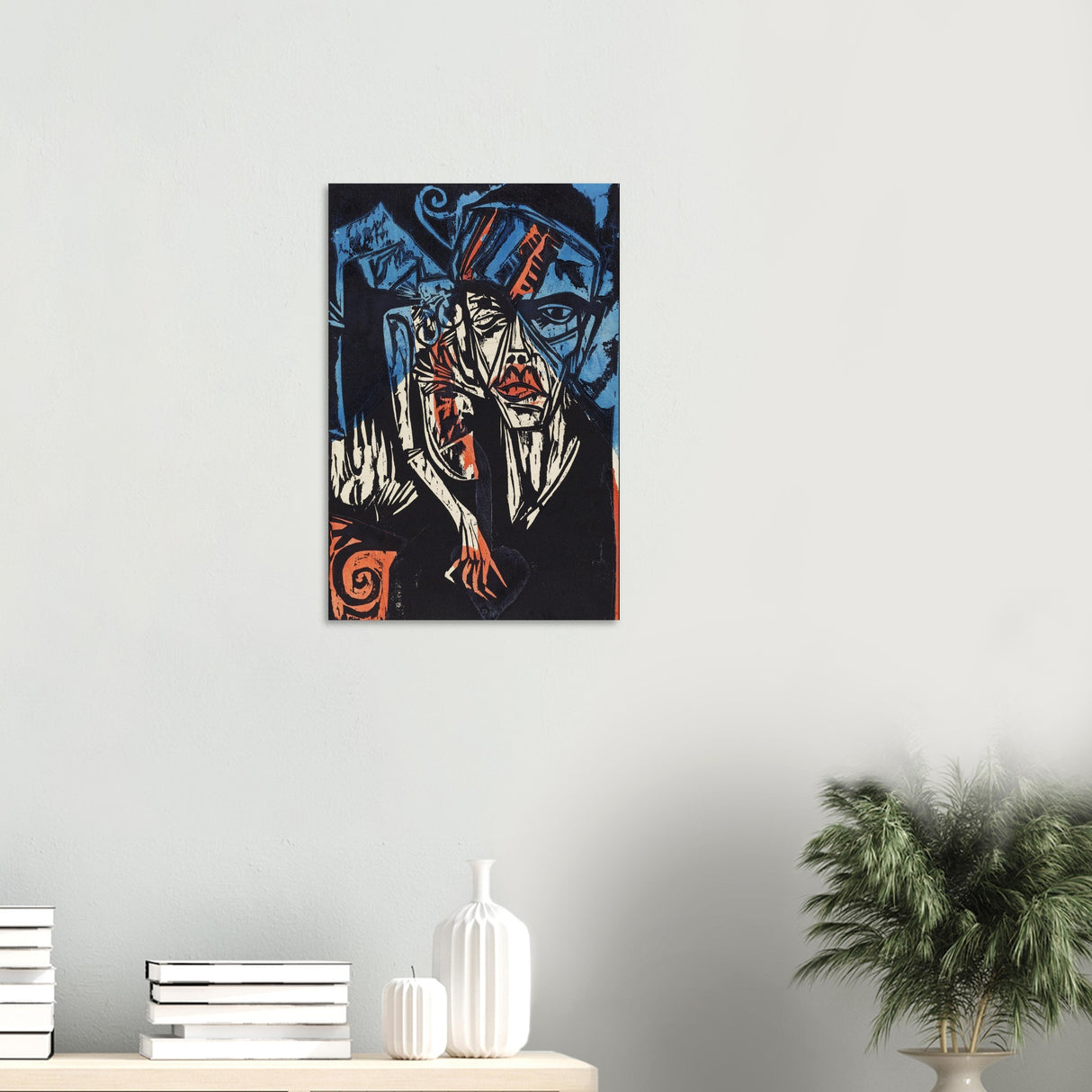 the agonies of love by ernst ludwig kirchner wall art print