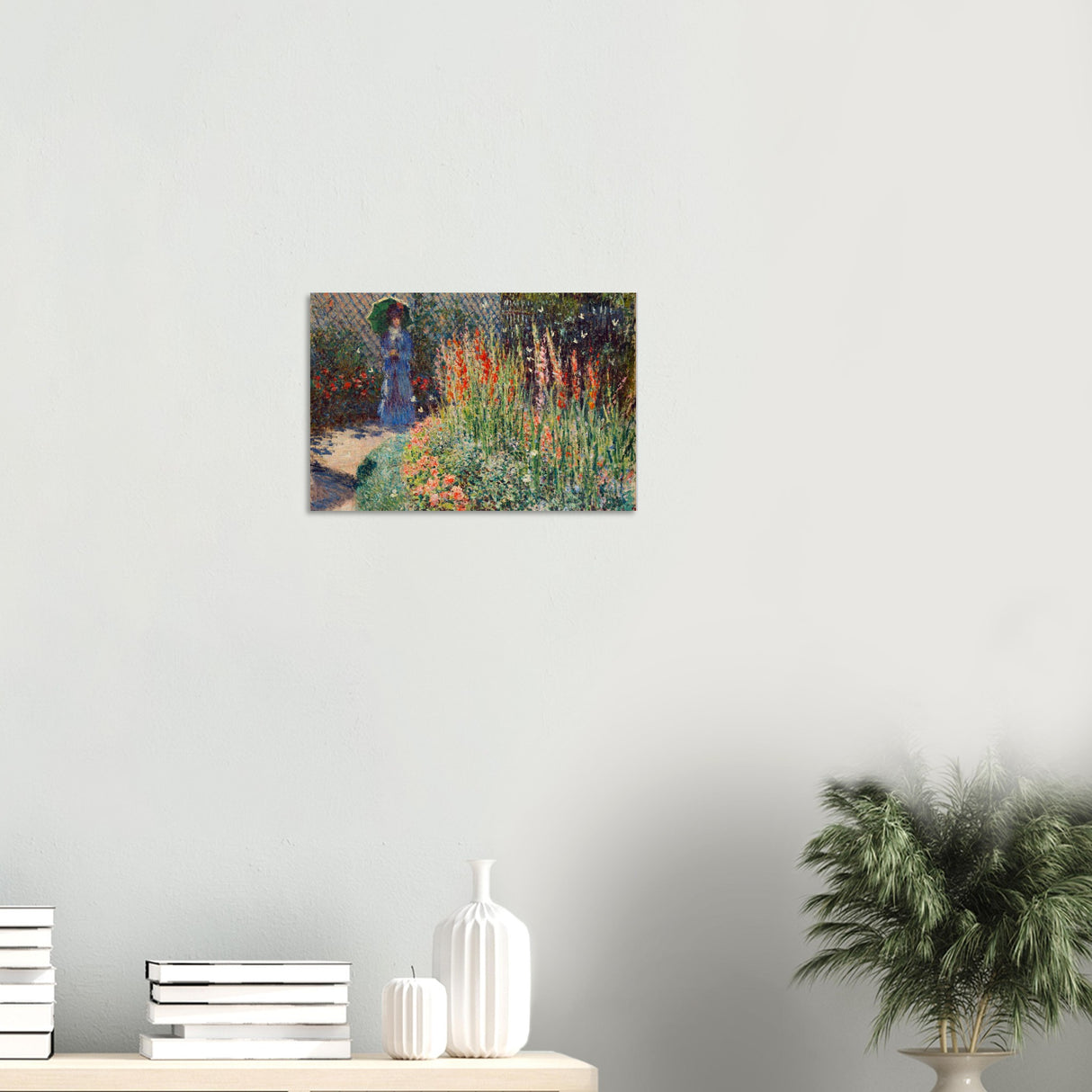 rounded flower bed corbeille de fleurs by claude monet
