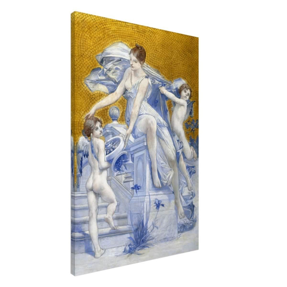 Allegorie De La Fortune by Luc - Olivier Merson | Vintage wall art print - Canvas - 60x90 cm / 24x36″ - 