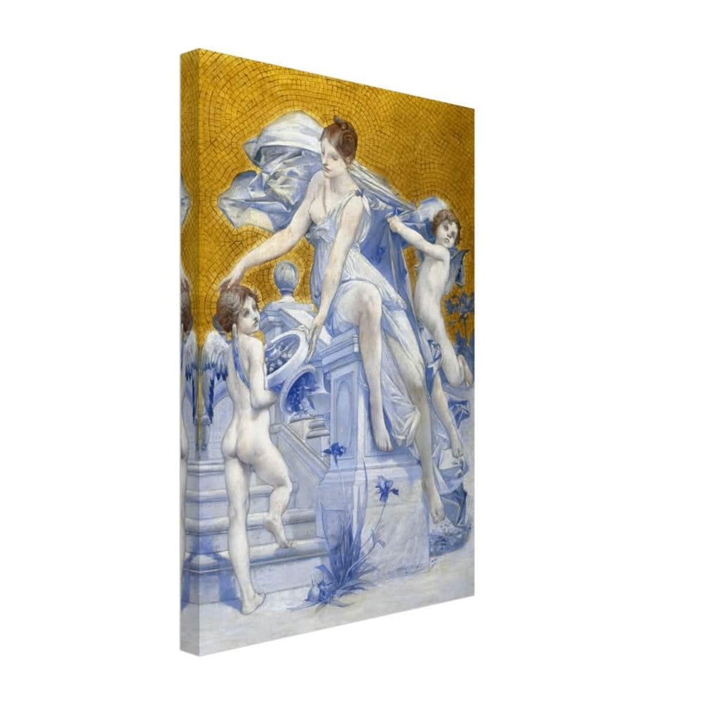 Allegorie De La Fortune by Luc - Olivier Merson | Vintage wall art print - Canvas - 30x45 cm / 12x18″ - 