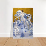 Allegorie De La Fortune by Luc - Olivier Merson | Vintage wall art print - Brushed Aluminum Print - 50x75 cm / 20x30″ - 