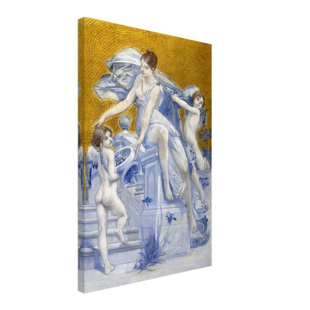 Allegorie De La Fortune by Luc - Olivier Merson | Vintage wall art print - Canvas - 40x60 cm / 16x24″ - 