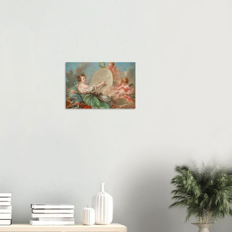 Allegory of Painting by Francois Bouche - Wood Prints - 30x45 cm / 12x18″ - 10 mm