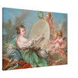 Allegory of Painting by Francois Bouche - Canvas - 70x100 cm / 28x40″ - Slim