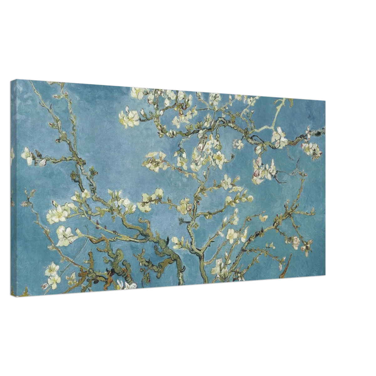 Almond Blossom Serenity – Van Gogh Inspired Wall Art Print - Canvas - 50x100 cm / 20x40″ - 