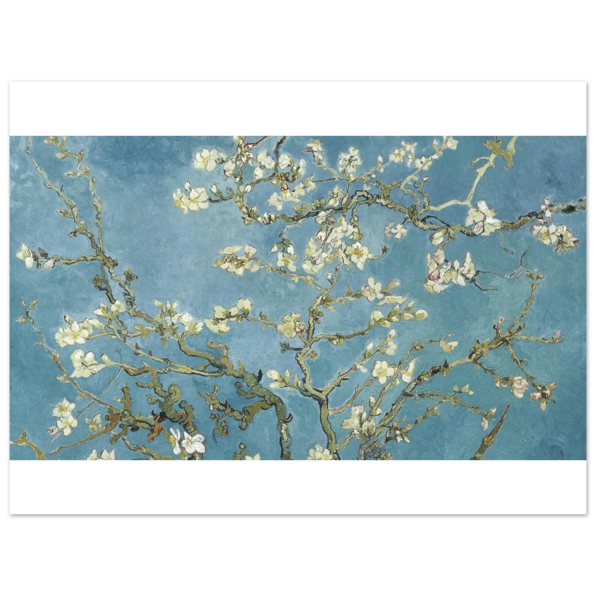 Almond Blossom Serenity – Van Gogh Inspired Wall Art Print - Fine Art Poster - 75x100 cm / 30x40″ - 
