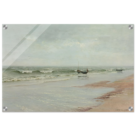 Along the Shore – William Trost Richards Coastal Wall Art Print - Acrylic Print - 40x60 cm / 16x24″ - 