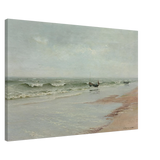 Along the Shore – William Trost Richards Coastal Wall Art Print - Canvas - 60x90 cm / 24x36″ - 