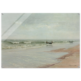Along the Shore – William Trost Richards Coastal Wall Art Print - Acrylic Print - 70x100 cm / 28x40″ - 