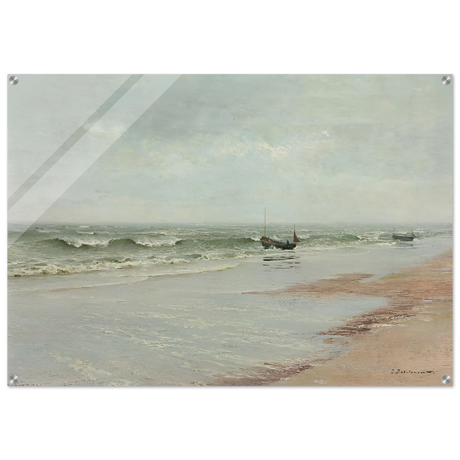 Along the Shore – William Trost Richards Coastal Wall Art Print - Acrylic Print - 70x100 cm / 28x40″ - 