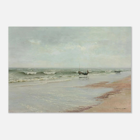 Along the Shore – William Trost Richards Coastal Wall Art Print - Aluminum Print - 70x100 cm / 28x40″ - 