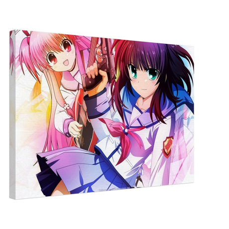 Angel Beats! Dynamic Duo - 40x60 cm / 16x24″ - Canvas - 