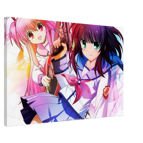 Angel Beats! Dynamic Duo - 60x90 cm / 24x36″ - Canvas - 