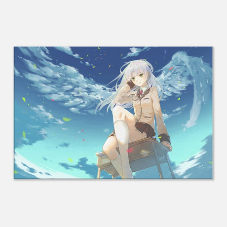 Angel Beats! Skybound Serenity | Wall art Print - 60x90 cm / 24x36″ - Canvas - 
