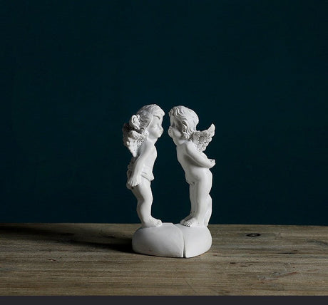 Angel & Mythological Character Sculptures – Resin Art Décor Collection - Angel of love - 
