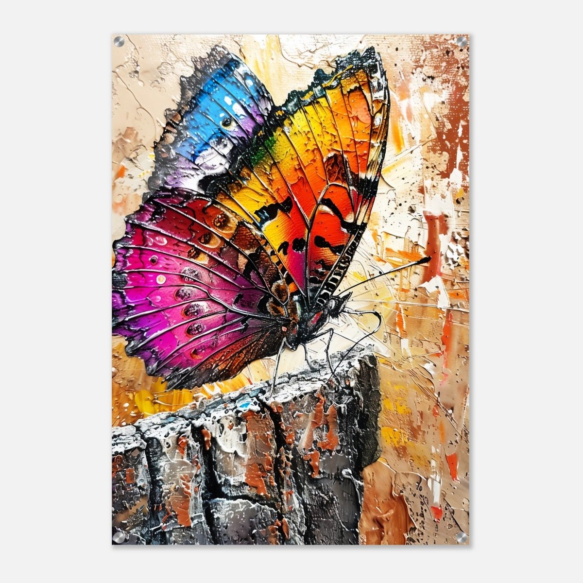 Animal Kingdom Wall art print collection | Butterfly | Contemporary art print - Acrylic Print - 70x100 cm / 28x40″ - 