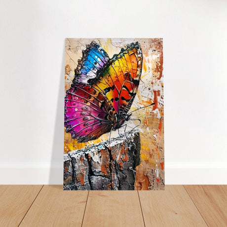 Animal Kingdom Wall art print collection | Butterfly | Contemporary art print - Brushed Aluminum Print - 40x60 cm / 16x24″ - 
