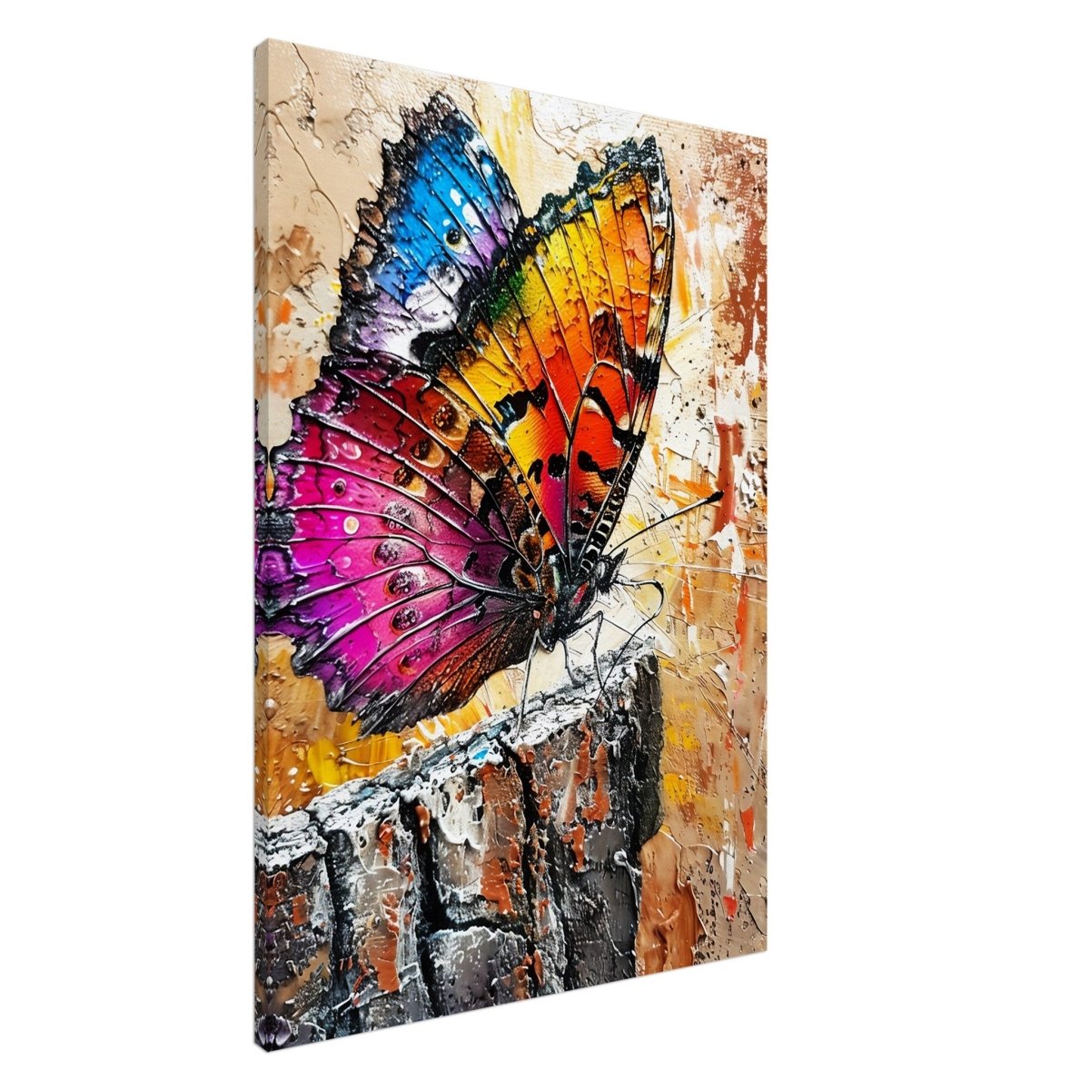 Animal Kingdom Wall art print collection | Butterfly | Contemporary art print - Canvas - 70x100 cm / 28x40″ - Slim