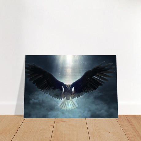 Animal Kingdom Wall art print collection | Eagle - Brushed Aluminum Print - 40x60 cm / 16x24″ - 