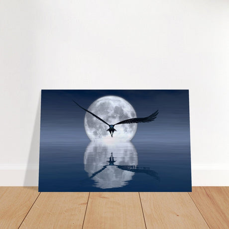 Animal Kingdom Wall art print collection | Eagle - Brushed Aluminum Print - 30x45 cm / 12x18″ - 