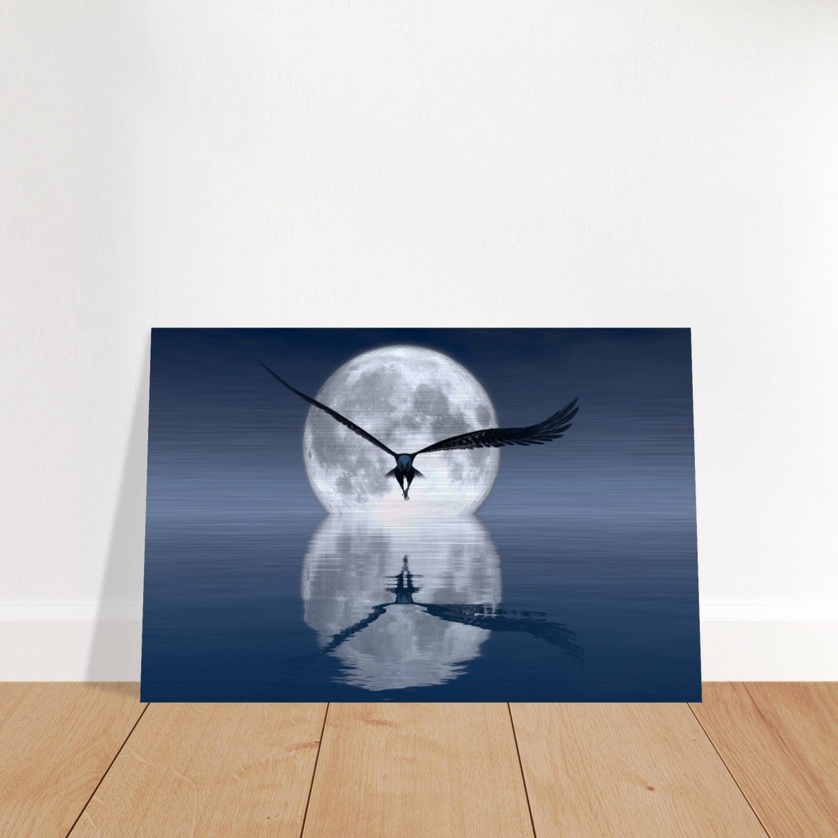 Animal Kingdom Wall art print collection | Eagle - Brushed Aluminum Print - 40x60 cm / 16x24″ - 