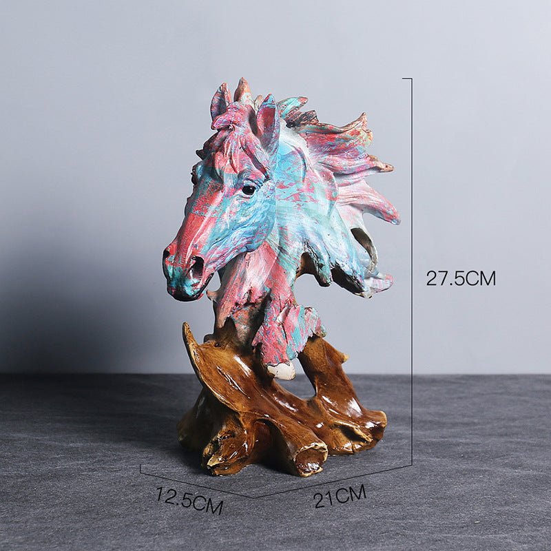 Animal Sculpture Handcrafted Ornaments - Horse - 