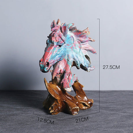 Animal Sculpture Handcrafted Ornaments - Horse - 