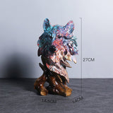 Animal Sculpture Handcrafted Ornaments - Wolf - 