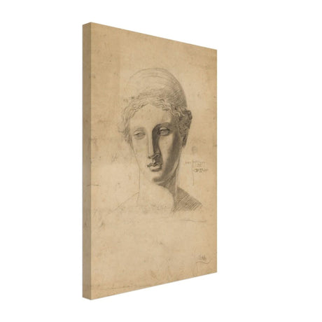 Antike Büste (1906) by Egon Schiele | Vintage wall art print - Canvas - 30x45 cm / 12x18″ - 
