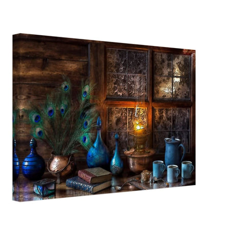 Antique Reflections | Classical Realism | Vintage Wall art print - Canvas - 30x45 cm / 12x18″ - 