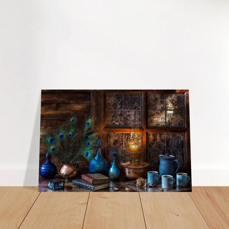 Antique Reflections | Classical Realism | Vintage Wall art print - Brushed Aluminum Print - 30x45 cm / 12x18″ - 