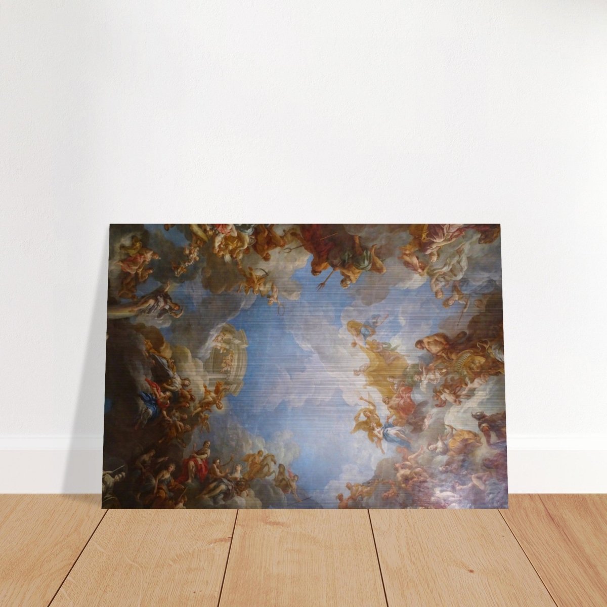 Apothèse d’Hercuele by François Le Moyne - Brushed Aluminum Print - 70x100 cm / 28x40″ - 