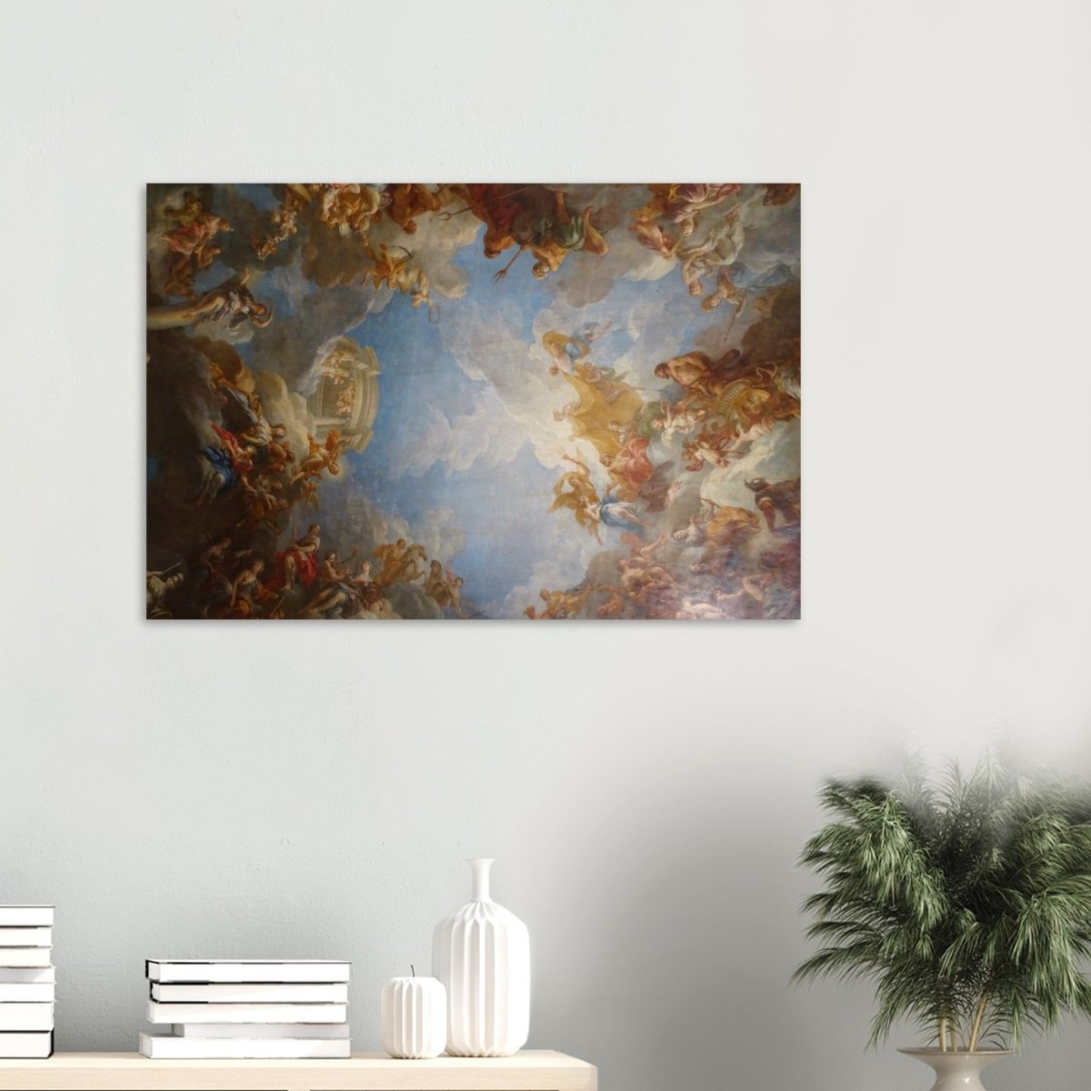 Apothèse d’Hercuele by François Le Moyne - Wood Prints - 60x90 cm / 24x36″ - 20 mm