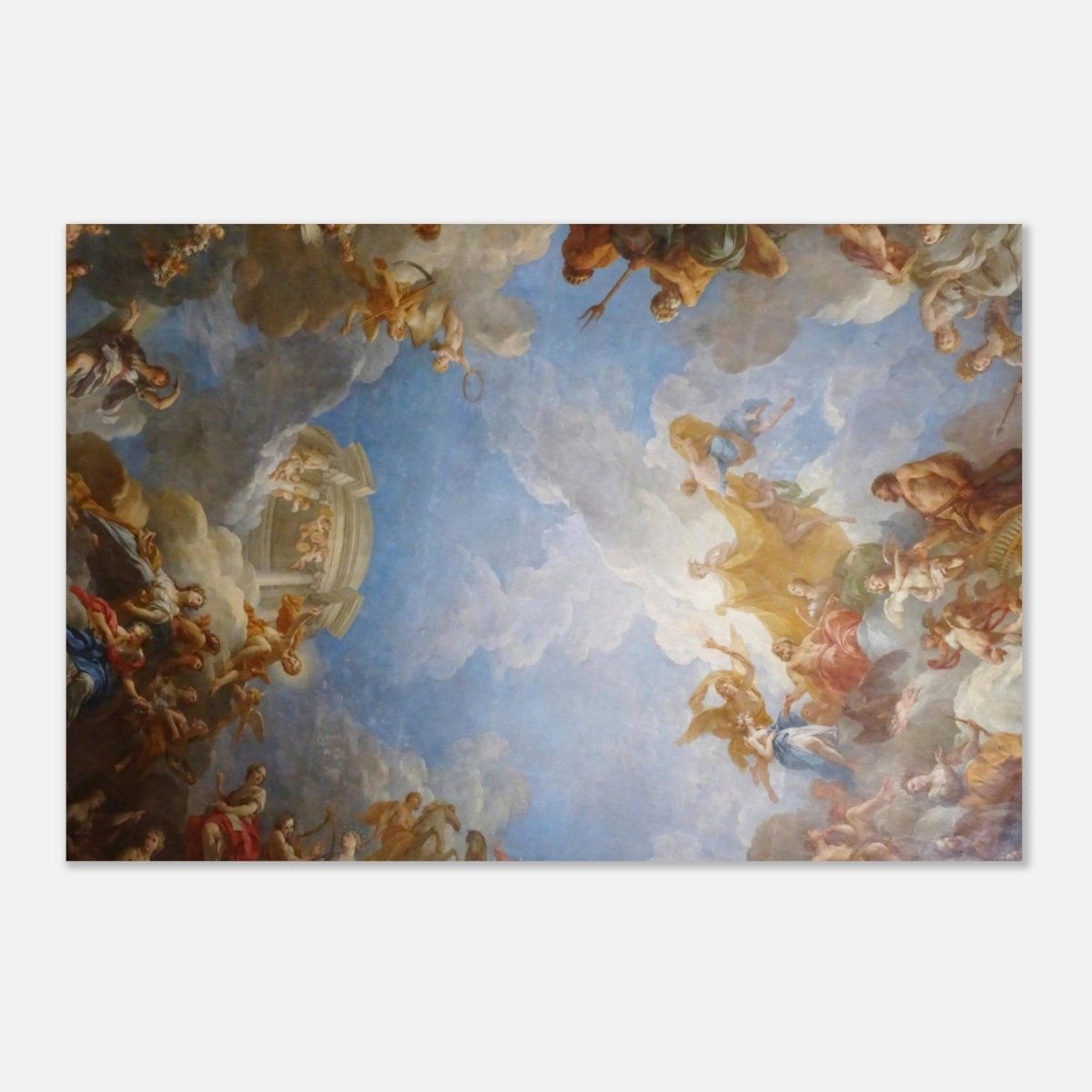 Apothèse d’Hercuele by François Le Moyne - Aluminum Print - 30x45 cm / 12x18″ - 