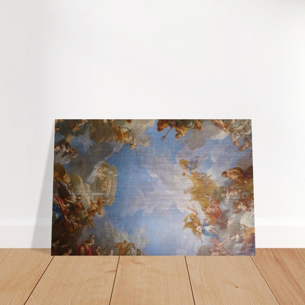 Apothèse d’Hercuele by François Le Moyne - Brushed Aluminum Print - 30x45 cm / 12x18″ - 
