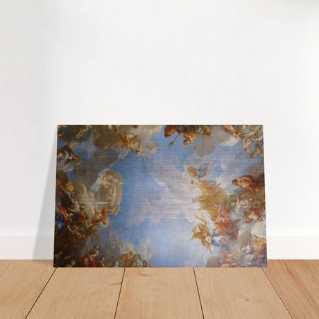 Apothèse d’Hercuele by François Le Moyne - Brushed Aluminum Print - 30x45 cm / 12x18″ - 