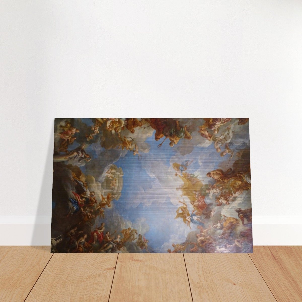 Apothèse d’Hercuele by François Le Moyne - Brushed Aluminum Print - 50x75 cm / 20x30″ - 