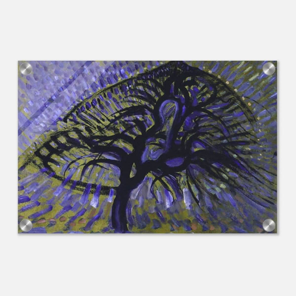 Apple Tree, Pointillist Version (1908–1909) by Piet Mondrian | Vintage wall art print - Acrylic Print - 30x45 cm / 12x18″ - 