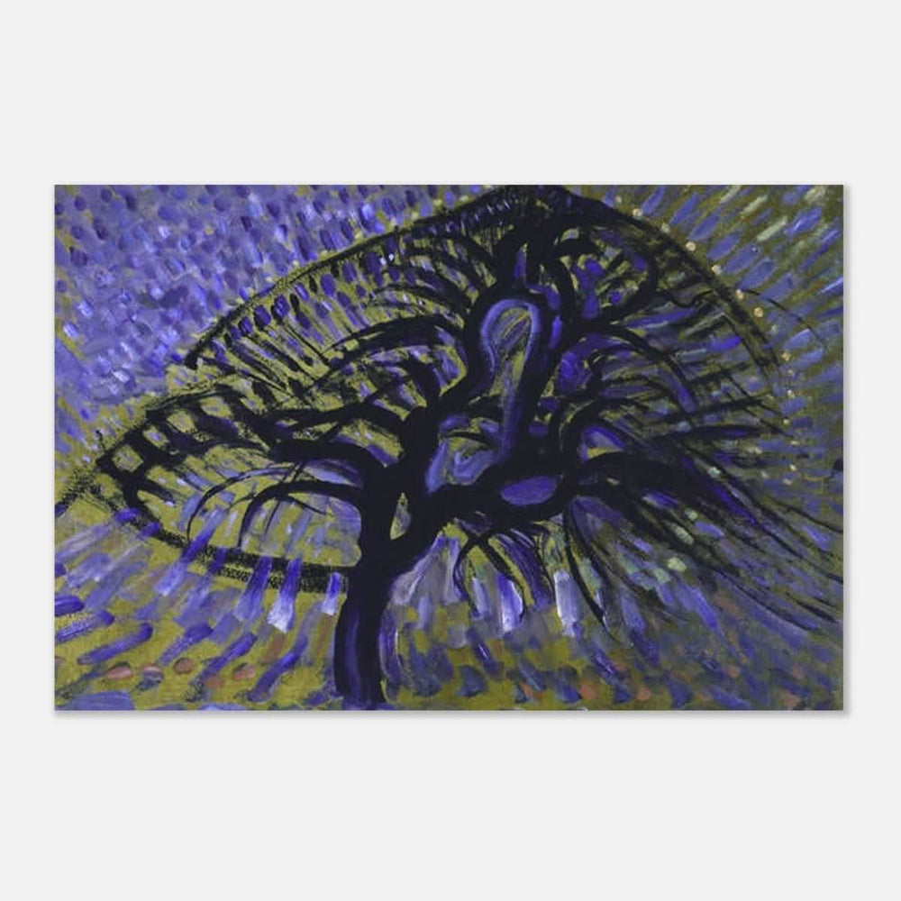 Apple Tree, Pointillist Version (1908–1909) by Piet Mondrian | Vintage wall art print - Aluminum Print - 40x60 cm / 16x24″ - 