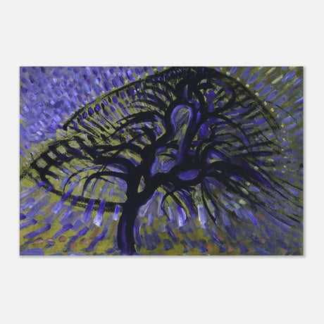 Apple Tree, Pointillist Version (1908–1909) by Piet Mondrian | Vintage wall art print - Aluminum Print - 50x75 cm / 20x30″ - 
