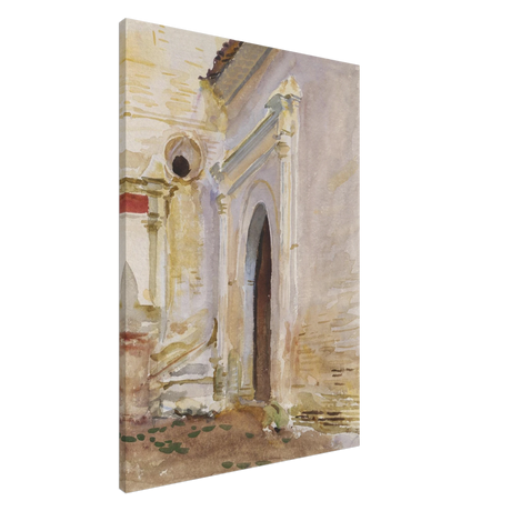 "Arched Doorway" by John Singer Sargent – Architectural Fine Art Print - Canvas - 70x100 cm / 28x40″ - 